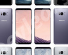 Das Galaxy S8 und S8+ in den Farben Black Sky, Orchid Grey und Arctic Silver.