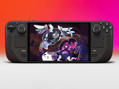 Dracomaton ist derzeit kostenlos auf Steam erhältlich. Im Bild: Steam Deck, auf dem das Spiel läuft. (Bildquelle: Valve - bearbeitet)