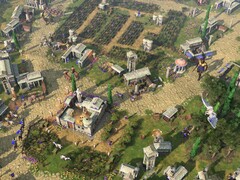 Eine Stadt in Age of Mythology Retold