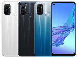 Das Oppo A53 kommt in Indien in drei Farben in den Handel (Bild: Oppo)