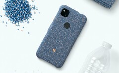 Das offizielle Stoff-Case für das Google Pixel 4a besteht zum Teil aus recycelten Plastikflaschen. (Bild: Google)
