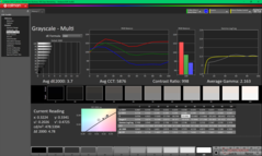 Graustufen vor der Kalibrierung