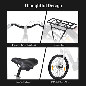 Ein Gepäckträger ist bereits vorhanden (Bildquelle: Touroll)