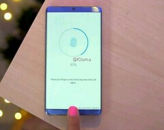 Vierfach randlos ist es nicht aber dennoch beeindruckend viel Displayfläche. Angeblich das Honor Magic.