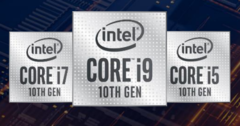 Intels Comet-Lake-H-Prozessoren der 10. Generation durchbrechen erstmals die Grenze von 5 GHz bei 45 W (Bild: Intel)