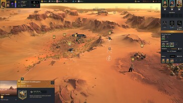 Ein Kampf in Dune: Spice Wars.
