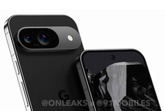 Das Google Pixel 9 verzichtet auf die Tele-Kamera des Pixel 9 Pro. (Bild: @OnLeaks / 91mobiles)