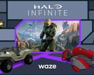 Waze hat ein Halo-Update bekommen, offensichtlich um Spieler an den bevorstehenden Launch von Halo Infinite zu erinnern. (Bild: Microsoft)