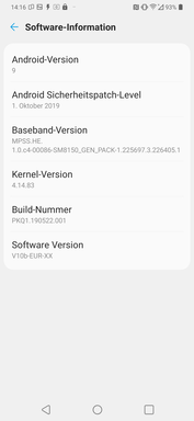Software LG G8X ThinQ