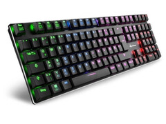 Alternate bietet die mechanische RGB Gaming-Tastatur Sharkoon PureWriter zum Deal-Preis von knapp über 50 Euro an (Bild: Sharkoon)
