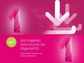 Doppeltes Datenvolumen in den Mobilfunktarifen bei Telekom MagentaEins.