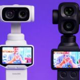 Insta360 Luna Ultra neben der DJI Osmo Pocket 4P