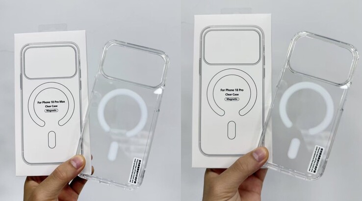 Geleakte Hüllen für das iPhone 18, iPhone 18 Pro und iPhone 18 Pro Max, die Pro-Modelle könnten etwas dicker ausfallen als ihre Vorgänger