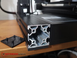 Stabil durch dicke Aluprofile