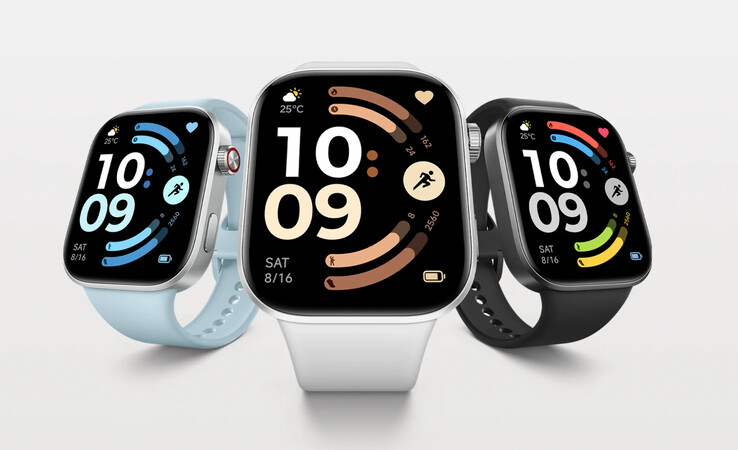 Die Standard-Version der Redmi Watch 6 ergänzt die Varianten Obsidian Black und Silver Grey der Redmi Watch 6 mit NFC um die Option Glacier Blue.