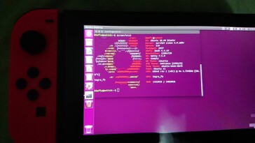 Ubuntu läuft auf der Nintendo Switch (Source: u/kbeflo_ on Reddit)
