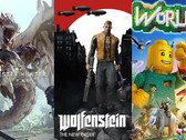 Sales Award: Monster Hunter World, Wolfenstein II The New Colossus und Lego Worlds.