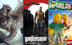 Sales Award: Monster Hunter World, Wolfenstein II The New Colossus und Lego Worlds.