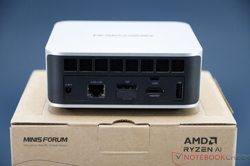 Minisforum AI X1 - Anschlüsse an der Rückseite