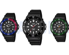 Von links nach rechts: Casio MRW-240H-1E1JF, MRW-240H-1E2JF, MRW-240H-1E3JF