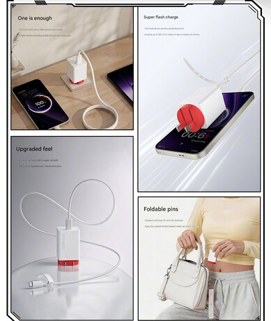 Highlights des 100W SuperVOOC Chargers