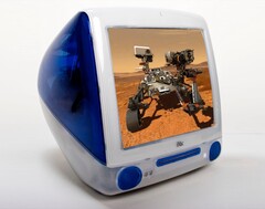 Der Apple iMac G3 ähnelt dem neuen Perseverance Mars Rover deutlich stärker als moderne Computer. (Bild: Carl Berkeley / Nasa)