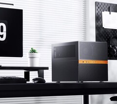 Das Jonsbo N6 NAS-Gehäuse bietet Platz für gleich neun Festplatten. (Bildquelle: Jonsbo)