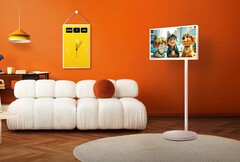 LGs StandbyME Smart TV kann jetzt auch an die Wand gehängt werden. (Bildquelle: LG)