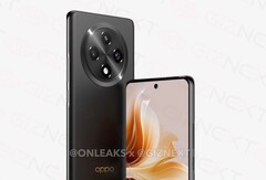Das Oppo A3 Pro 5G setzt auf ein modernes Design mit abgerundetem Display. (Bild: Oppo)