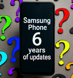 Samsung verspricht lange Updates selbst bei günstigen Phones. Aber der Hersteller hat sich ein großes Hintertürchen offen gelassen. (Bild erstellt mit ChatGPT)