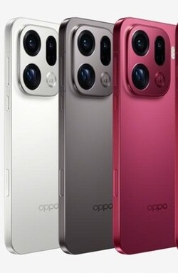 Farbauswahl des Oppo Find X9 Pro