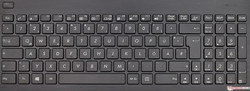 die Tastatur des Asus VivoBook X751BP