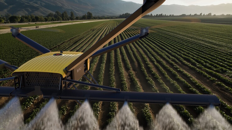 Auch die Nutzung zur Ausbringung von Pestiziden wird beworben (Bildquelle: SiFly)