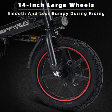 Die Reifen sind klein (Bildquelle: Happyrun)