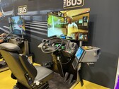 Das Cockpit von The Bus auf der Gamescom. (Bildquelle: Andreas Sebayang/Notebookcheck.com)