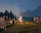 Ein Lagerfeuer in Black Book, das auf Steam derzeit massiv reduziert ist