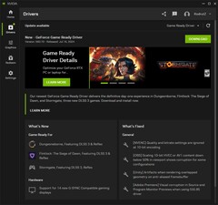 Nvidia GeForce Game Ready Driver 560.70 Update-Benachrichtigung und Details (Quelle: Own)