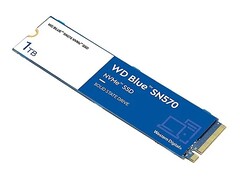 Günstigste 1TB-NVMe-SSD WD Blue SN570 für unter 50 Euro &amp; versandkostenfrei (Bild: Western Digital)
