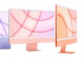 Der neue 27 Zoll iMac soll sich am Design des aktuellen 24 Zoll iMac mit Apple M1 orientieren. (Bild: Apple)