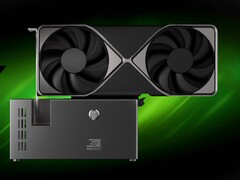 NXPort: Docking-Lösung auch für größere Grafikkarten (Bildquelle: NXPort)