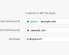 Security: Chrome markiert HTTTS-Verbindungen nicht mehr (Bild: Google)