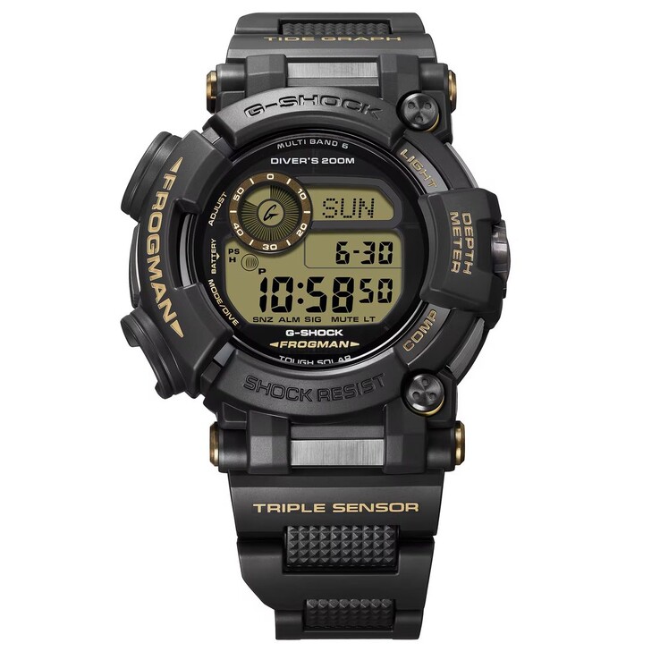 Casio G-Shock Frogman GWF-D1000BC-1JF komplett in Schwarz