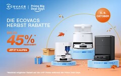 Die ersten Angebote von Ecovacs gibt es bereits vor den Amazon Prime Deal Days. (Bildquelle: Ecovacs)