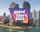 Banner mit den Wolkenkratzern von Vice City in GTA 6.