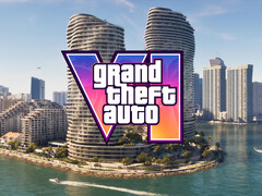Banner mit den Wolkenkratzern von Vice City in GTA 6.