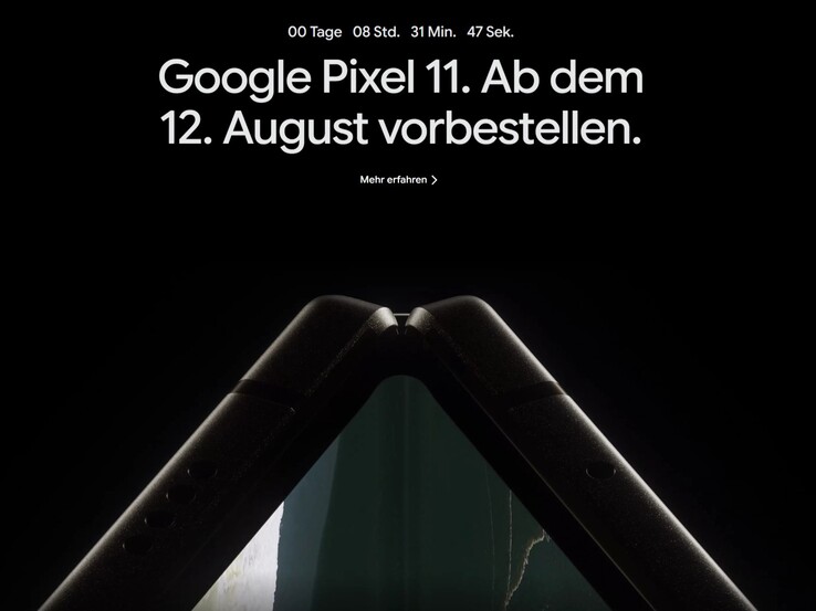 Laut Google Store starten die Vorbestellungen der Pixel 11 Familie am 12. August um 16.00 CEST.