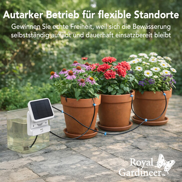 Gespeist werden kann und muss das System etwa aus einer Regentonne