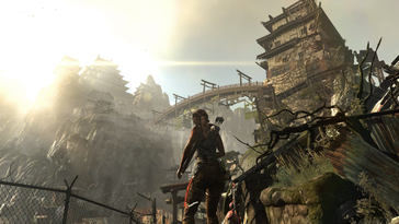 Im ersten Teil macht sich Lara auf die Suche nach dem sagenumwobenen japanischen Königreich Yamatai. (Im Bild: Ein Screenshot aus Tomb Raider (2013))