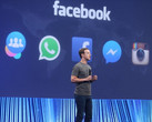 Mark Zuckerberg bei der Keynote zur F8 2015 Entwicklerkonferenz.