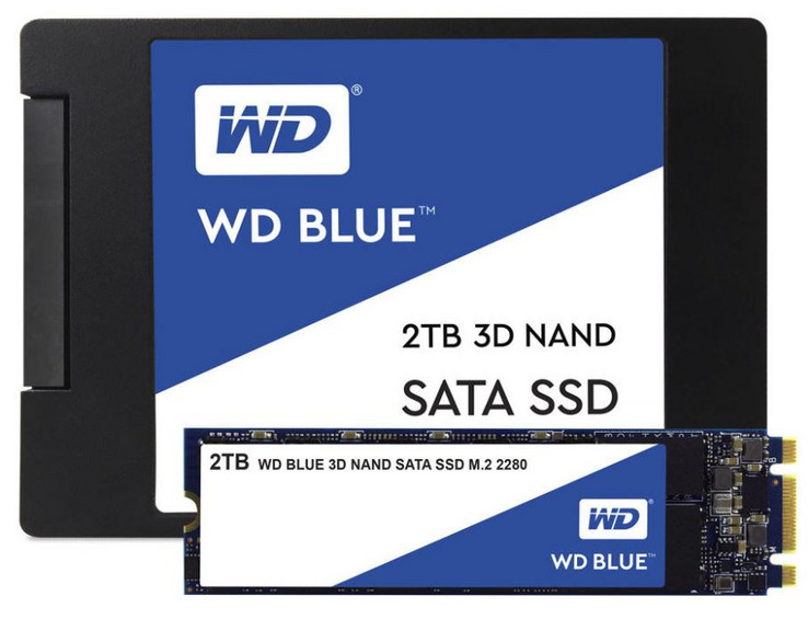 Nicht ungewöhnlich: SSDs einer Baureihe erscheinen häufig in verschiedenen Formaten (Bild: WD)